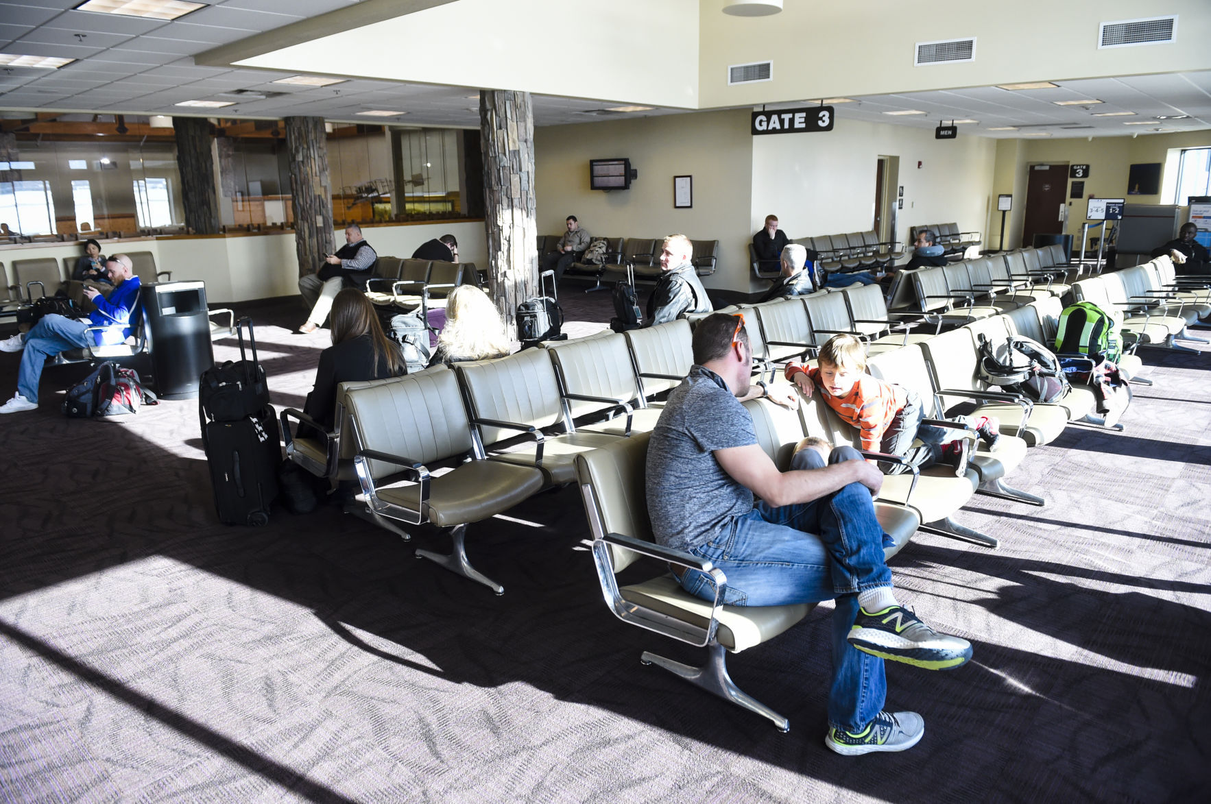Passenger waiting area